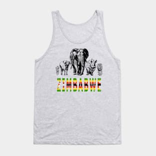 Africa's Big Five for Zimbabwe Fans Tank Top